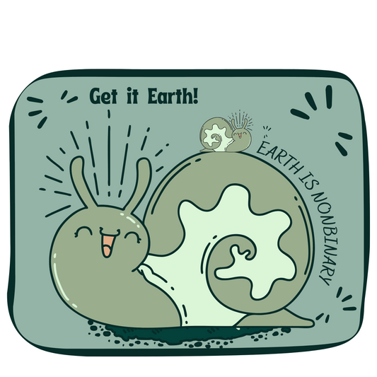 Earth is Nonbinary: Snail Blue